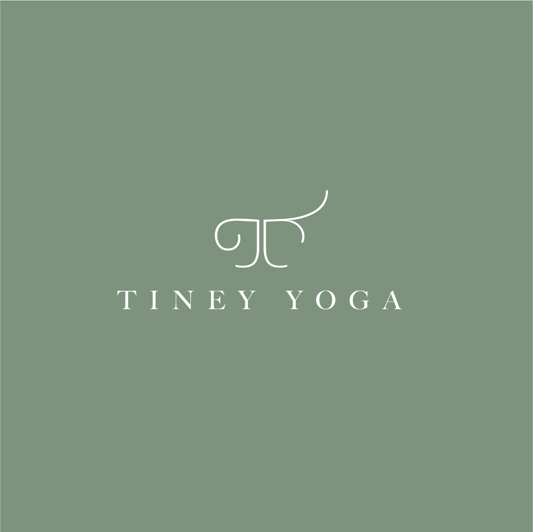 steven cote graphic design logo branding visual communication tiney yoga